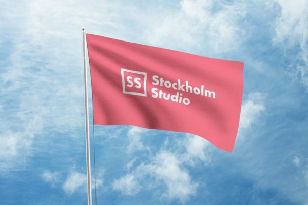 品牌VI/品牌活动旗帜设计样机素材模板 Flag Mockup