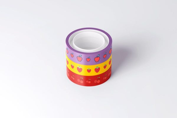 管道胶带印花印刷图案样机素材模板 Duct Tape Mock-up