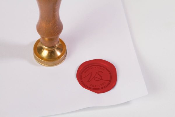 复古信笺蜡封印章设计样机素材 Wax Seal Stamp Mock Up