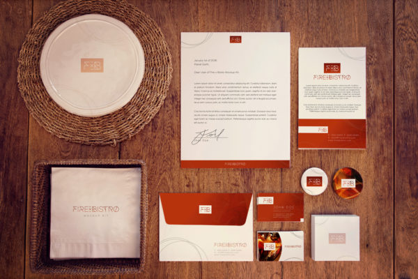 高端品牌VI视觉设计预览办公用品套装样机素材01 Stationery Mockup 01