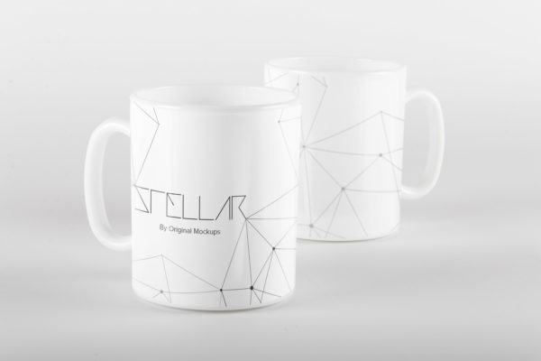 马克杯陶瓷杯外观图案设计效果图样机素材03 Mug Mockup 03
