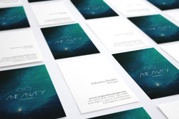 企业名片双面设计效果图样机素材1 Business Card Mockup 1