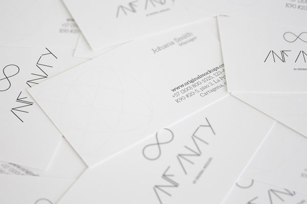 企业名片设计效果无序堆叠预览样机素材Business Card Mockup 2