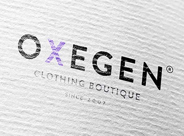 Logo设计印刷效果图样机素材模板 Textured Paper Logo Mockup