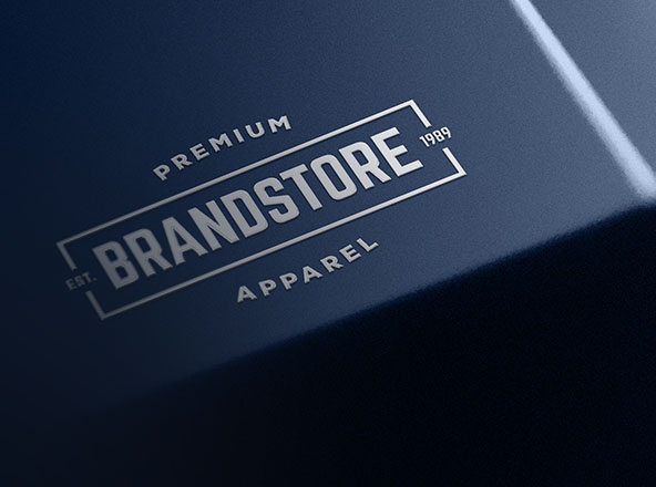 金属品牌Logo标志设计效果图样机素材 Metal Branding Logo Mockup