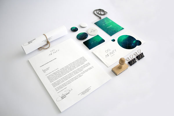 企业VI视觉设计效果图办公用品样机素材模板 Stationery Mockup 5