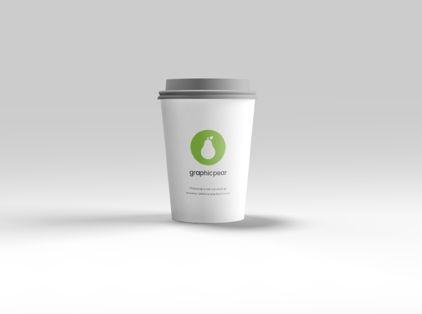 咖啡纸杯定制设计图样机素材模板 Coffee Cup Mockup