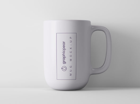 咖啡陶瓷杯外观设计PSD样机素材模板 Minimal Coffee Mug Mockup PSD