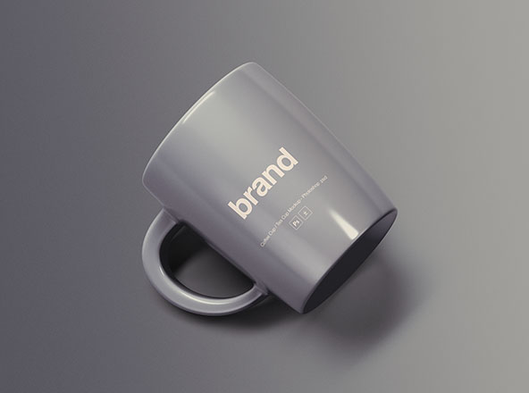简约风马克杯外观设计预览样机素材 Simple Mug Mockup