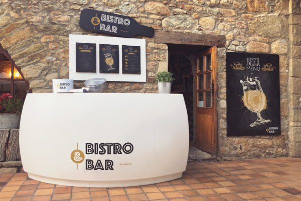 鸡尾酒餐厅场景品牌设计效果图样机素材模板 Cocktail Restaurant Mockup