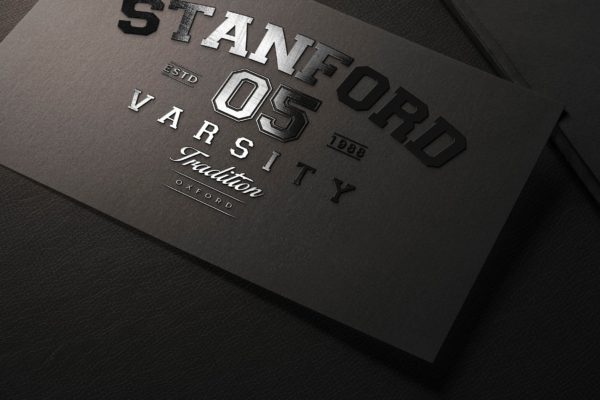 Logo设计印刷效果预览样机素材模板 Paper Logo Mockups