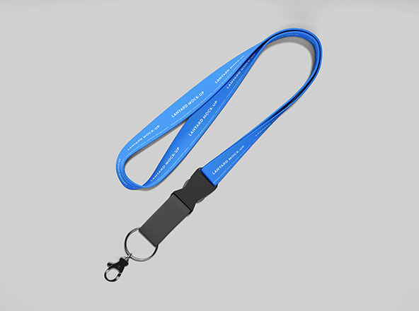 简约挂绳外观设计样机素材模板 Simple Lanyard Mockup