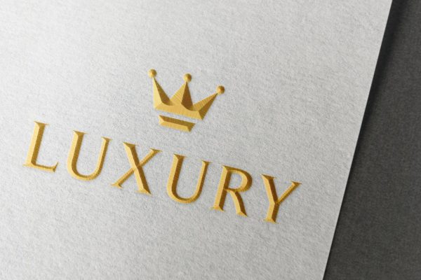 Logo设计压印工艺效果图样机素材模板 Creative Paper Logo Mockups