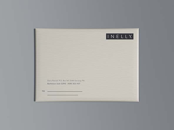 高级信封外观设计效果图样机素材模板 Paper Packaging Mockup