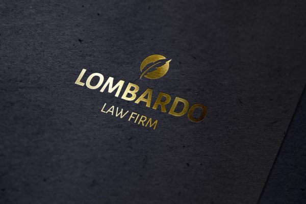 Logo品牌商标烫金印刷效果图样机素材 Gold Foil Mockup