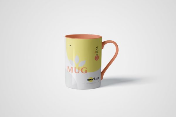 马克杯图案设计多视觉预览样机素材模板 5 Mug Mockups