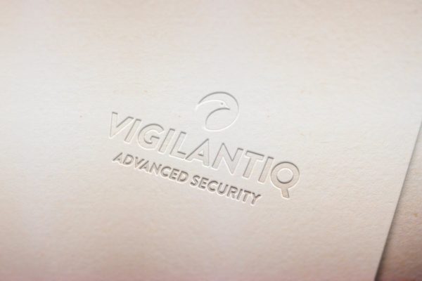 品牌Logo商标压印效果图样机素材模板 Pressed Paper Mockup