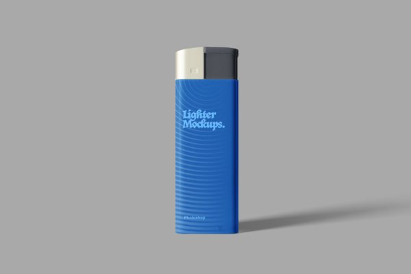 打火机外观设计效果图样机素材PSD模板 Lighter PSD Mockup