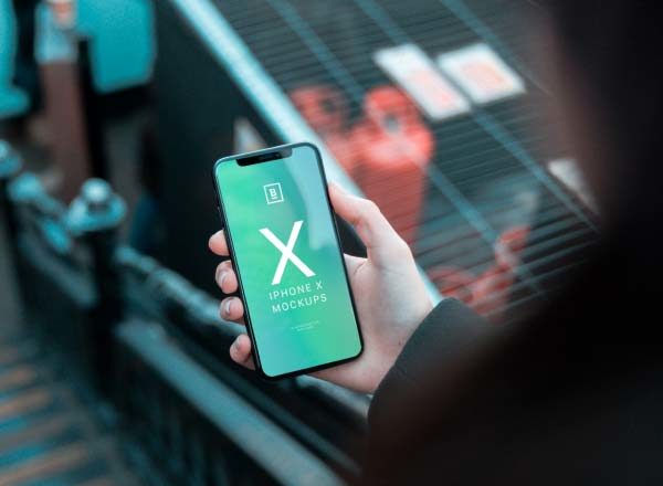第一素材下午茶：超有品质感且文艺的iPhone X界面UI设计展示模型精选（Mockups）[PSD,2GB]