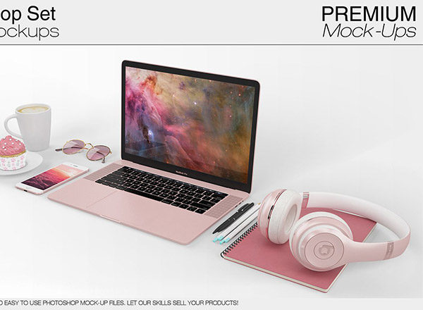 苹果MacBook Pro笔记本电脑样机展示模型精选mockups