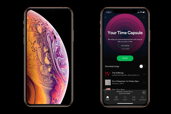 新鲜滚热辣：iPhone Xs 样机模板素材