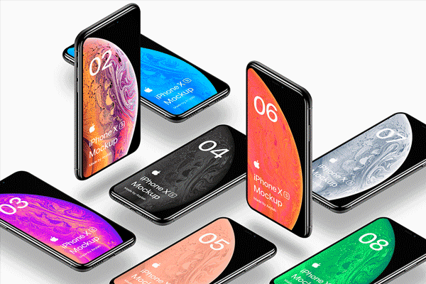 精品样机：年度最佳的 iPhone XS 手机APP设计展示样机 [PSD]