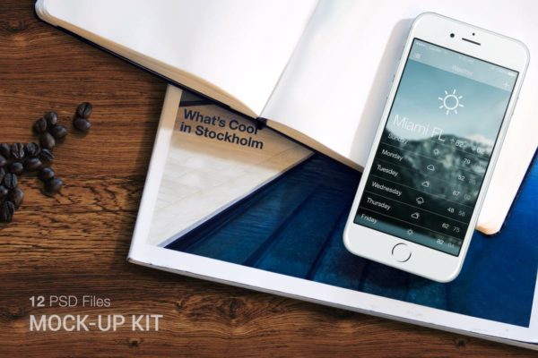 逼真苹果设备样机合集 Photo realistic iPhone Mock-up