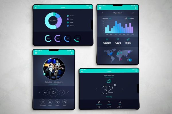 概念版本iPad X样机模板素材 iPad X Mockup