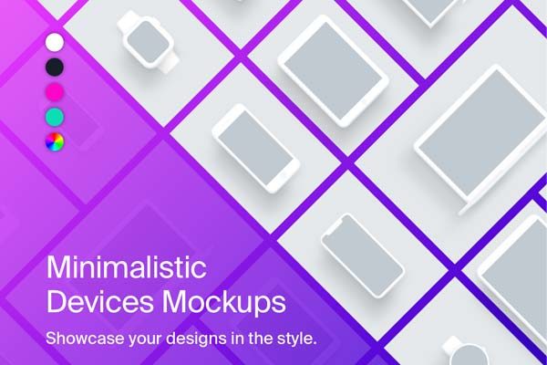 极简主义sketch苹果设备样机[Sketch]