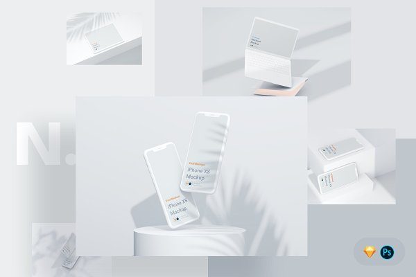 超级高清Apple设备样机套装N.mockups[LS出品, for Sketch&PS]