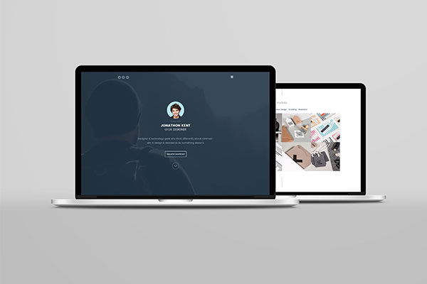 苹果笔记本电脑样机[Psd]