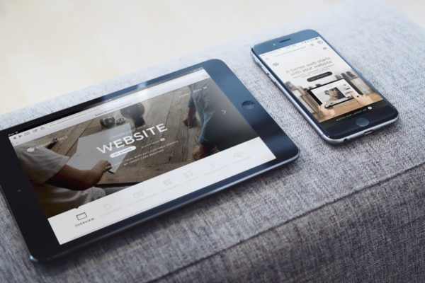 响应式网站设计案例演示多设备样机模板素材 Responsive Web App Display Mock-Up