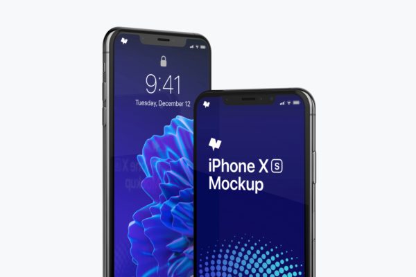 iPhone XS Max智能手机APP应用UI设计图演示样机03 iPhone XS Max Mockup 03