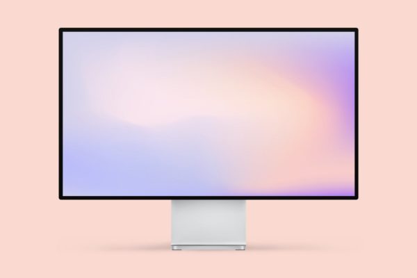 Apple Pro高清显示器样机模板素材 Apple Pro Display 4K Mockup