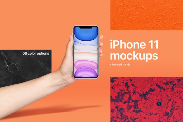 iPhone 11手机APP操作演示样机模板素材 iPhone 11 Mockup