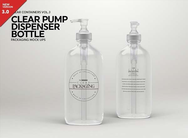 高端简约的化妆品展示模型素材精选PSD源文件[psd]