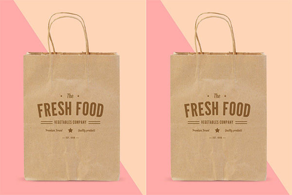 逼真的多用途手提袋环保袋纸袋VI样机展示模型素材精选mockups