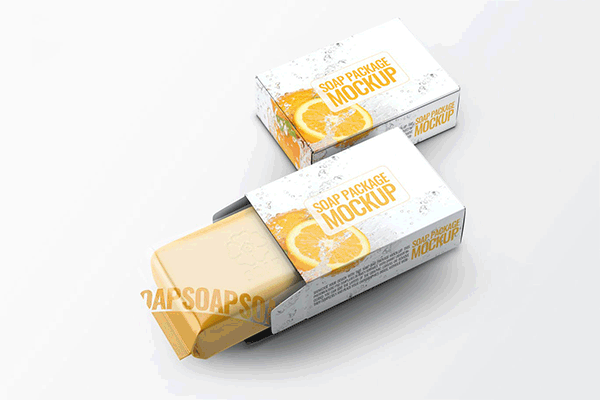 高品质的时尚香皂肥皂VI样机展示模型素材精选mockups