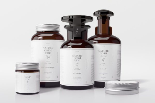 天然有机化妆品包装样机v1 Natural Cosmetic Packaging Mock-Ups Vol.1