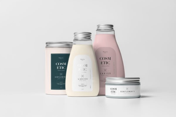 化妆品品牌包装样机模板合集05 Cosmetic Mock-up 5