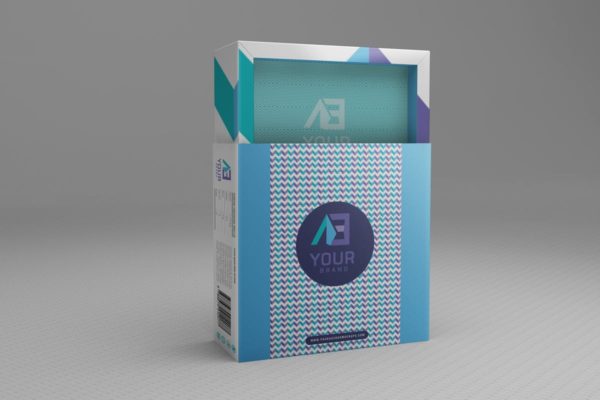 抽拉式包装盒样机模板 Package Box Mockups Vol2