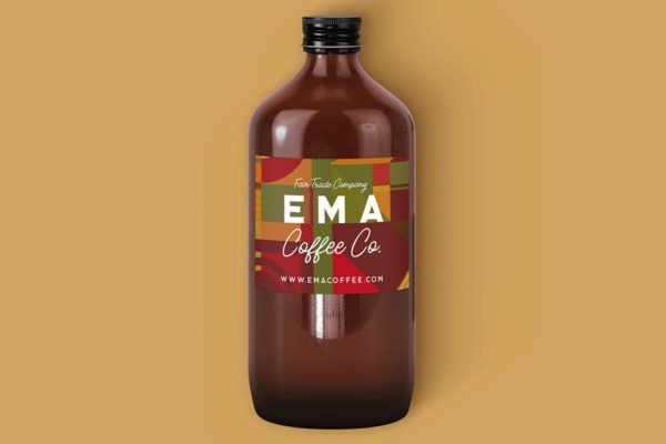 咖啡&啤酒瓶样机模板v1 Coffee or Beer Bottle Mock-up 1