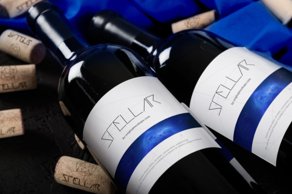 葡萄酒瓶外观标签设计样机素材01 Wine Bottle Mockup 01