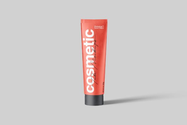 化妆品护肤品软管包装外观设计样机素材模板素材 Cosmetic Tube Mockups