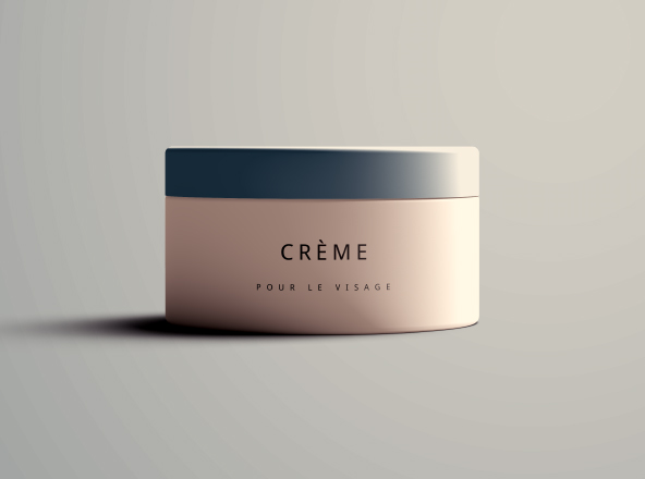 面霜护肤品膏霜瓶包装设计PSD样机模板 Jar Mockup (PSD)