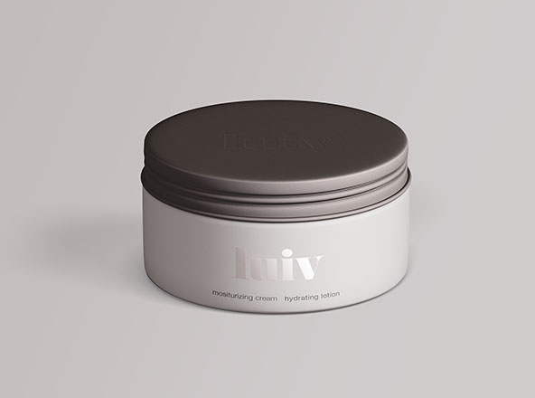 化妆品膏霜盒包装设计样机素材 Cosmetics Jar Mockup