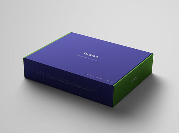 高级包装盒设计图样机模板 Advanced Package Box Mockup