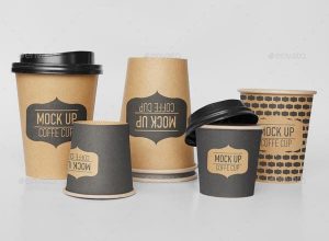 专业咖啡杯展示模型【纸杯,PSD】