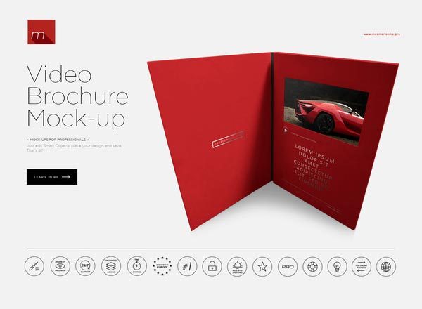 高端的电子画册Mockup[PSD]