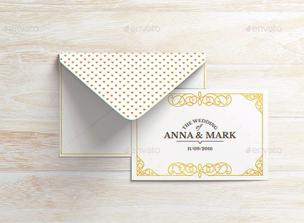 A6明信片和信封邀请传单设计样机素材 A6 Postcard & Envelope Invitation Flyer MockUp